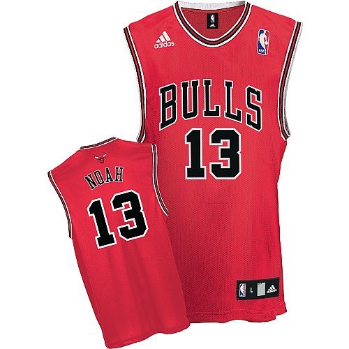 adidas Chicago Bulls Joakim Noah Youth (sizes 8-20) Replica Road Jersey