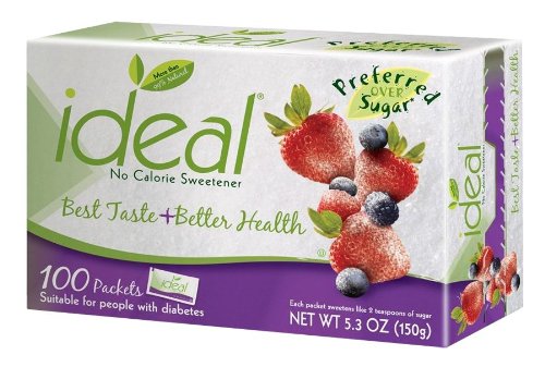 Ideal No Calorie Sweetener 100 Count