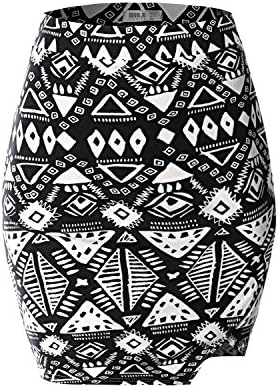 SJSP Short Fashion Unbalanced PRINT28 Maxi Skirt,L