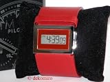 Pilgrim Uhr rot/silber 2916