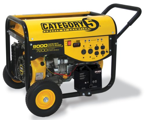 Champion Power Equipoment 41536 9,000 Watt 439cc 4-Stroke Gas Powered Portable Generator with Electric Start and 25 foot Power Cord (CARB Compliant)