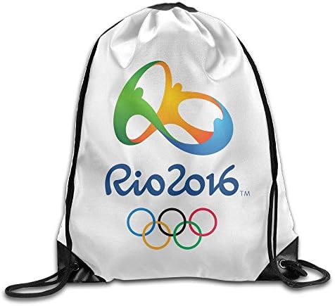 ZHUN 2016 Brazil Rio Olympic Games Logo Drawstring Backpack Sack Bag