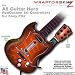 Colorburst Orange Skin by WraptorSkinz TM fits All Sony PS2 Guitar Hero SG Guitar Controllers (GUITAR NOT INCLUDED)