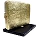  : Kena Kai Italian Leather Embossed Lizard Notebook Sleeve - Gold