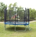 Garden Trampoline 12FT 3,70m with SAFETY NET, LADDER and RAIN COVER  T370