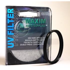 Maxsima - 52mm UV LENS Filter Protector for Nikon 18-55mm, 55-200mm D40, D60, D3000, D3100, D5000, D5100, D7000, D90, 50MM f1.4, f1.8 or any lens with a 52mm front thread, i.e. Canon, Sigma, Tokina, Tamron, Leica, Panasonic etc.