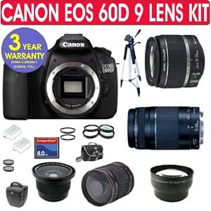 Canon Eos 60d Digital Slr Camera Lens