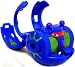 Bakugan New Vestroia Bakubronze LOOSE Single Figure Aquos (Blue) Dual Elfin