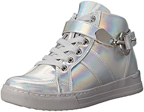 Aldo Women's Holsen Fashion Sneaker, Silver, 39 EU/8.5 B US
