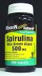 Mason Vitamins Spirulina Blue-Green Algae 500Mg Tablets, 100-Count Bottles (Pack of 3)