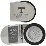 Tennessee Volunteers Metal Travel Alarm Clock with Photo Frame
