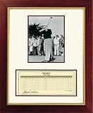 Byron Nelson Scorecard Series Framed Signed Photo
