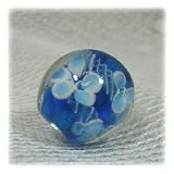 とんぼ玉 18mm 花柄(CH082)
