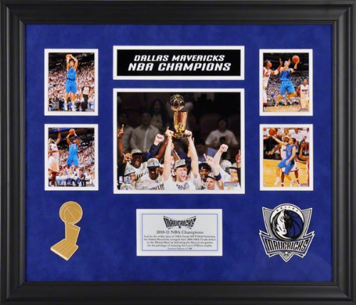 Mounted Memories Dallas Mavericks 2011 Nba Finals Champions 5-Photo Collage