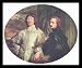 Anthony van Dyck (Portrait of Sir Endimion Porter and Selbstportraet Anthony van Dyck) Framed Art Poster Print - 11 X 17