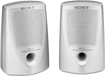 Sony SRS-P7 Stereo Speaker System for Walkman - Silver