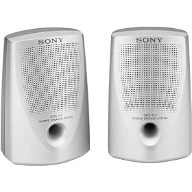 Sony SRS-P7 Stereo Speaker System for Walkman - Silver
