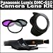 Lens Kit Includes 52mm 3pc High Resolution Multi Coated Filter Kit + 52mm Lens Hood + Lens Pen Cleaning Kit For The Panasonic Lumix DMC-G10, DMC-G1, DMC-G2, DMC-GF2, DMC-G3, DMC-GF3 Digital Camera