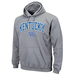 NCAA Men's Kentucky Wildcats Huddle Up Pullover Hood With Kangaroo Pocket (Carbon, Medium)