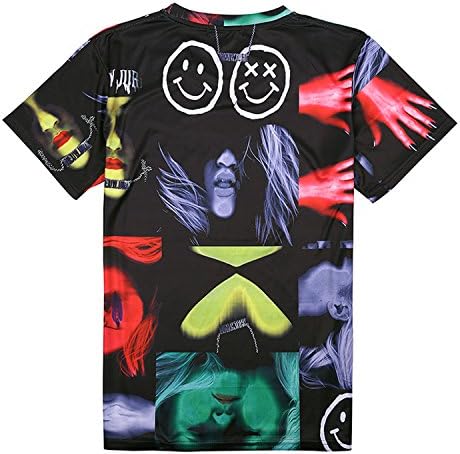ThumbLike 2015 Unisex Hip Hop 3d Print Tees Casual T Shirt Ghost Hand (L)