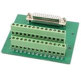 uxcell DB25アダプター　25ピン　D-SUB　オスアダプターボード　25ピン　2ロー　メスアダプタ