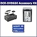 Sony DCR-DVD650 Camcorder Accessory Kit includes: SDNPFH70 Battery, SDM-109 Charger, SDMSPD4096 Memory Card