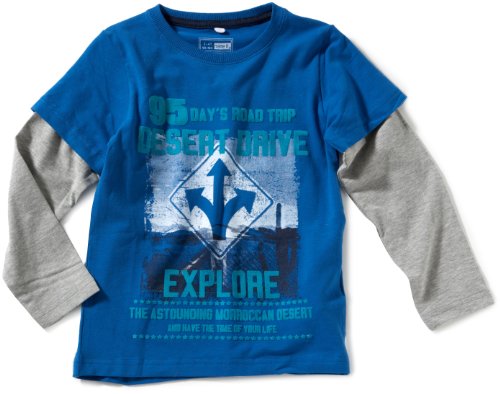 NAME IT Jungen Langarmshirt Regular Fit FENNING KIDS LS TOP 212, Gr. 134/140, Blau (PACIFI Preisvergleich