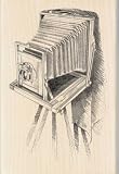 Inkadinkado Mounted Rubber Stamp-Vintage Camera 2.75