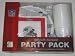 NEW ENGLAND PATRIOTS Team Logo Plastic / Paper PARTY PACK for 24 People ( Plates, Nap...