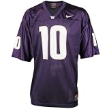 Nike - Nike Washington Huskies #10 Purple Replica Football Jersey