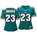 Reebok Miami Dolphins Ronnie Brown Women's Replica Team Color Jersey