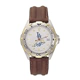 Los Angeles Dodgers MLB All Star Watch with Leather Band - Men's