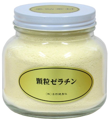 顆粒ゼラチン220g　国産ゼラチン100％　豚皮由来