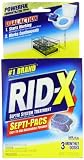 RID-X - Septic System Treatment 3-Dose Dual Action Septi-Pacs 3.2 Ounce