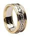 Gents Calddagh Celtic Knot Wedding Ring