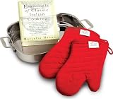 All Clad Stainless-Steel Lasagna Pan with 2 Oven Mitts and a Cookbook