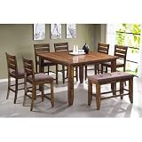 Corrigan 8 Piece Counter Antique Oak
