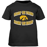 Iowa Hawkeyes Infant Black Start 'Em Young T-shirt
