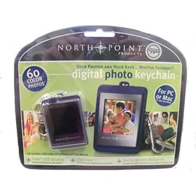 North Point Products Digital Photo Keychain 1.44 LCD Display