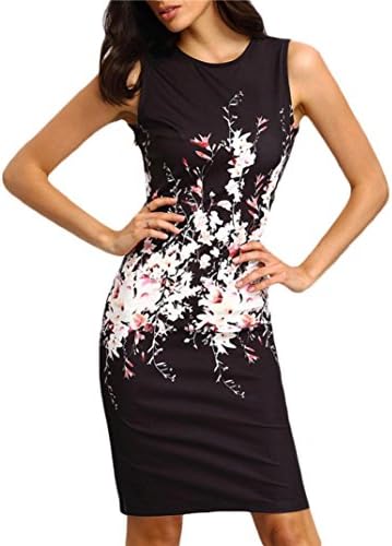 Women Dress, Leoy88 Sexy Sleeveless Bodycon Ladies Evening Party Dress (M)