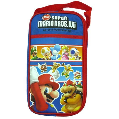 SUPER MARIO BROS.Wii/スーパーマリオブラザーズ2nd◎シューズバッグ☆キャラクターグッズ（子供用靴かばん）通販☆　
