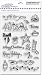 Stampendous Perfectly Clear Stamps 4-Inch by 6-Inch Sheet, Tiny Christmas Tag
