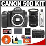 Canon EOS 50D Digital SLR Camera & Sigma 18-200mm Optical Stabilizer Zoom Lens + 16GB Card + BP-511a Battery + Case + Cameta Bonus Accessory Kit