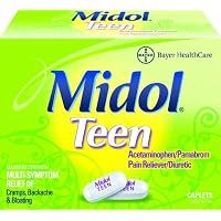Midol Maximum Strength Teen formula Caplets, 24-Count (Pack of 2)