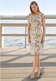 BOSTON DESIGN STUDIO<br>Floral Print Dress