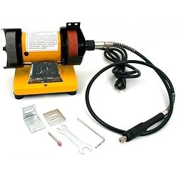 Flex Shaft Bench Grinder Dual Wheel Metalworking Tool