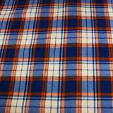 Picnic Rug Travel Rug with Waterproof Backing, Beige and Blue