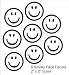8 Smiley Face Decals Stickers