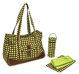 Kalencom Heavenly Dots Weekender Diaper Bag - Green