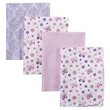 Tiddl BUTTERFLY 4PK RECEIVING BLANKET